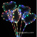 светодиод красочный легкий прозрачный воздушный шар Bobo Stars